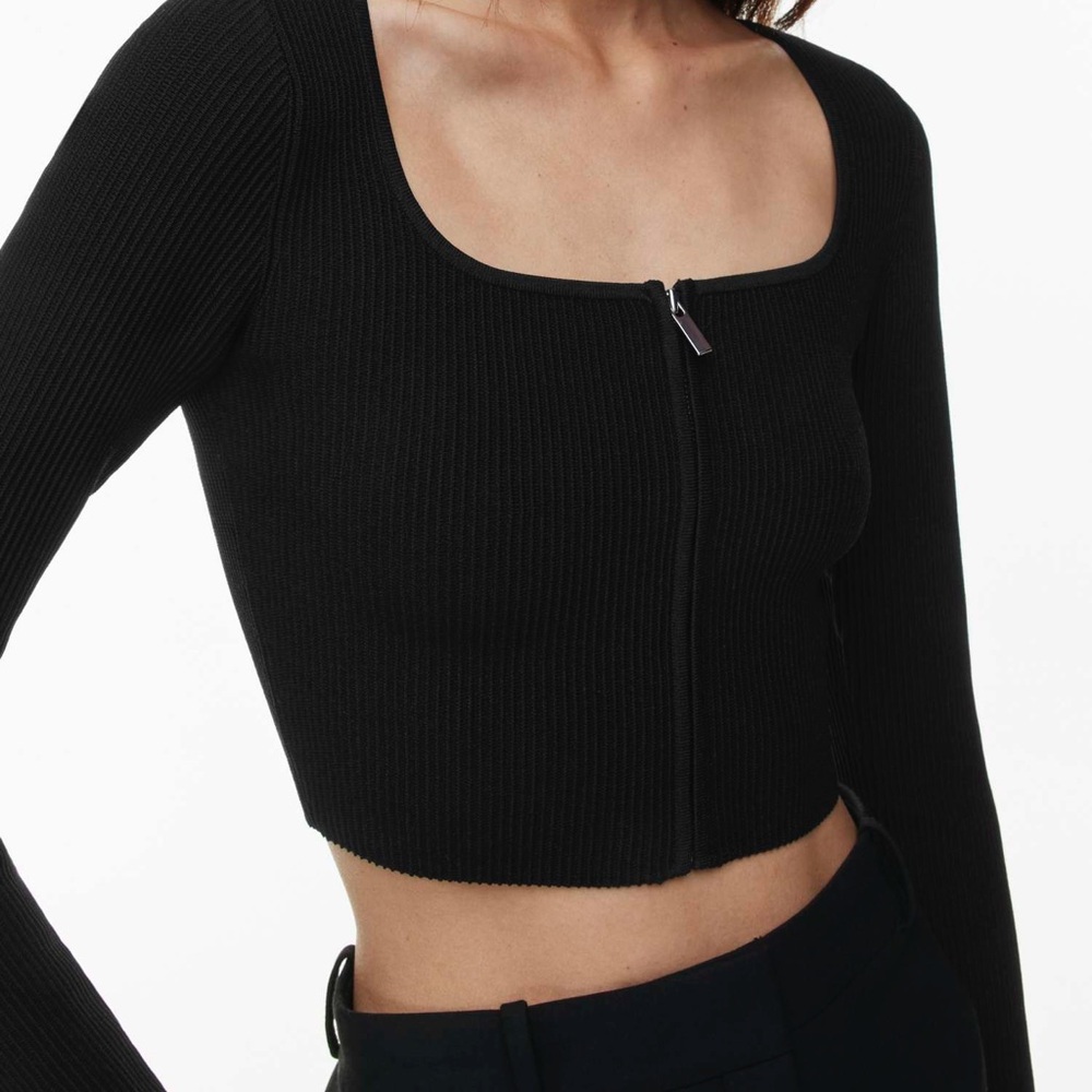 Brand new Babaton Sculpt Knit Regen Zip-Up